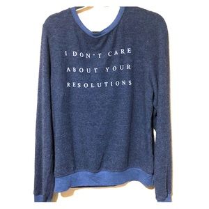 -Wildfox- I Don’t Care About Your Resolutions